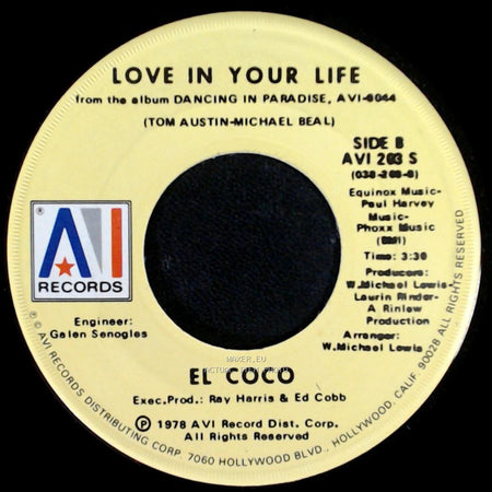 El Coco - Dancing In Paradise / Love In Your Life side B