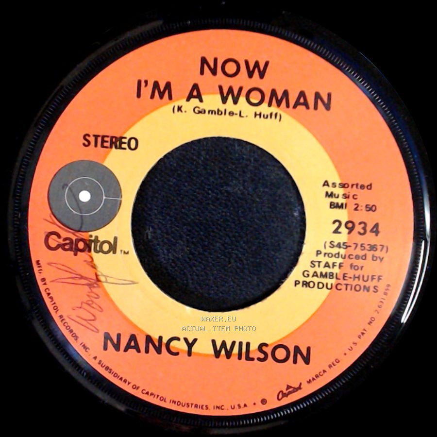 Nancy Wilson - The Real Me / Now I'm A Woman side B