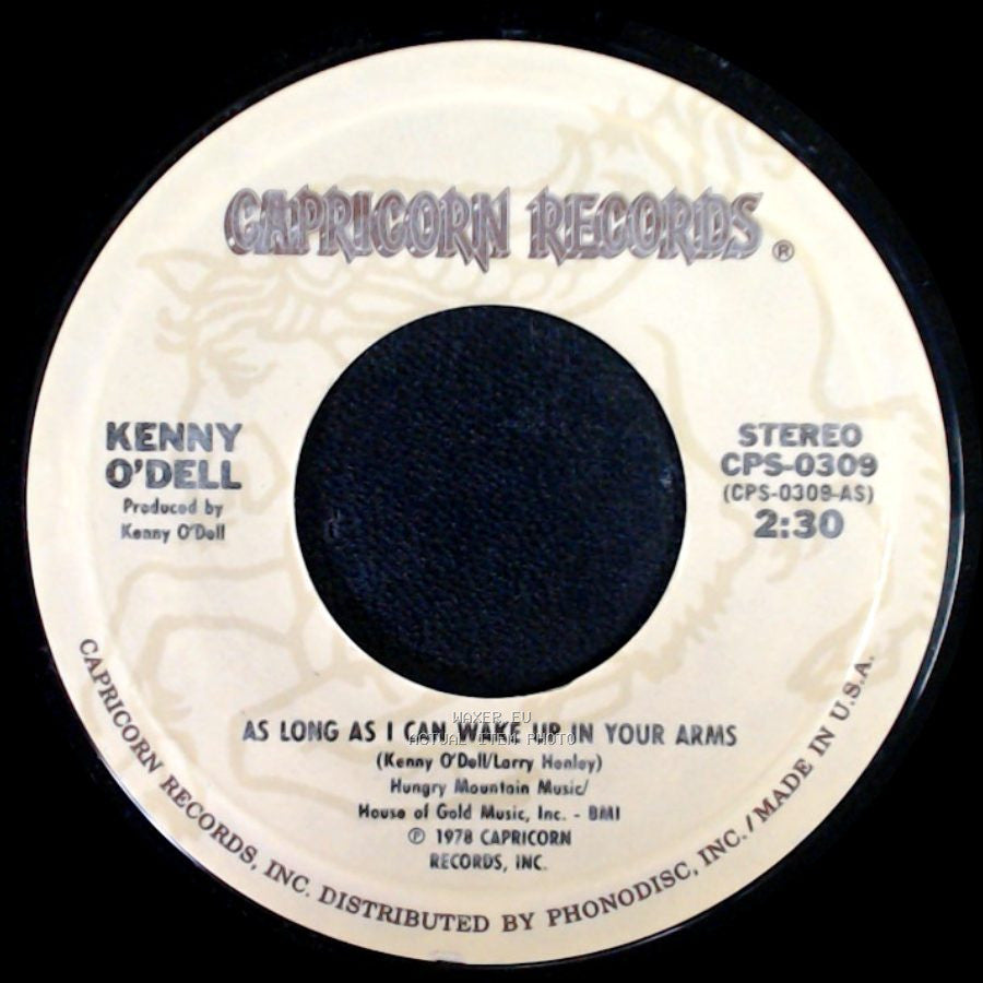 Kenny O'dell - Soulful Woman / As Long As I Can Wake Up In Your Arms side B