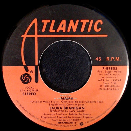 Laura Branigan - Mama / How Am I Supposed To Live Without You side A