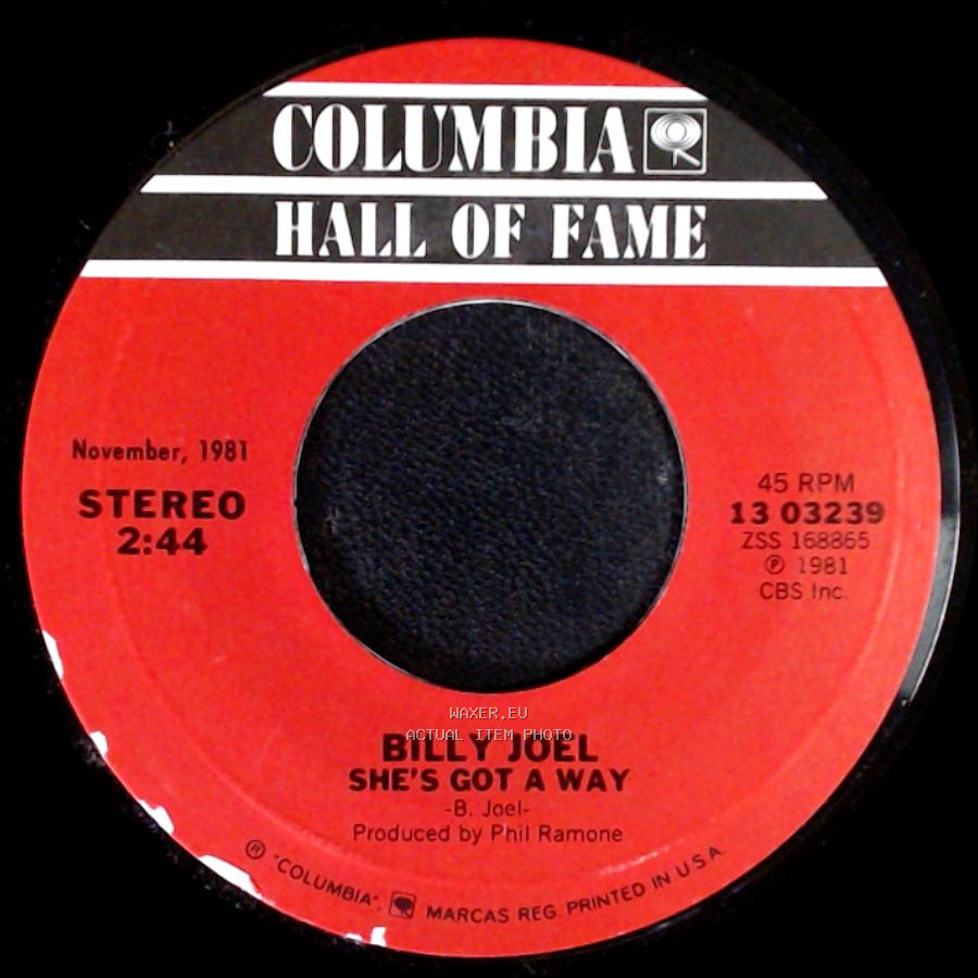 Billy Joel - You May Be Right / She's Got A Way side B