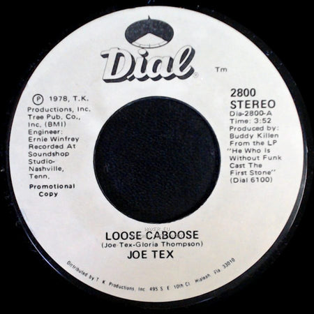 Joe Tex - Loose Caboose / Loose Caboose side B