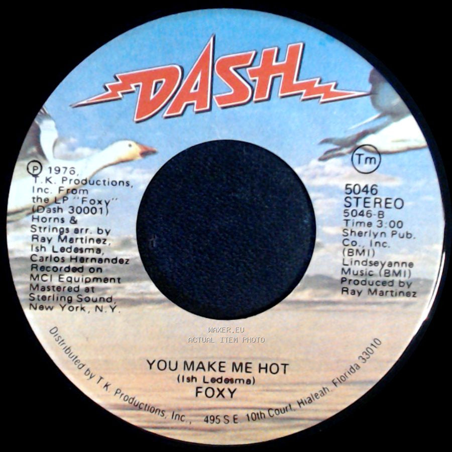 Foxy - Get Off / You Make Me Hot side B
