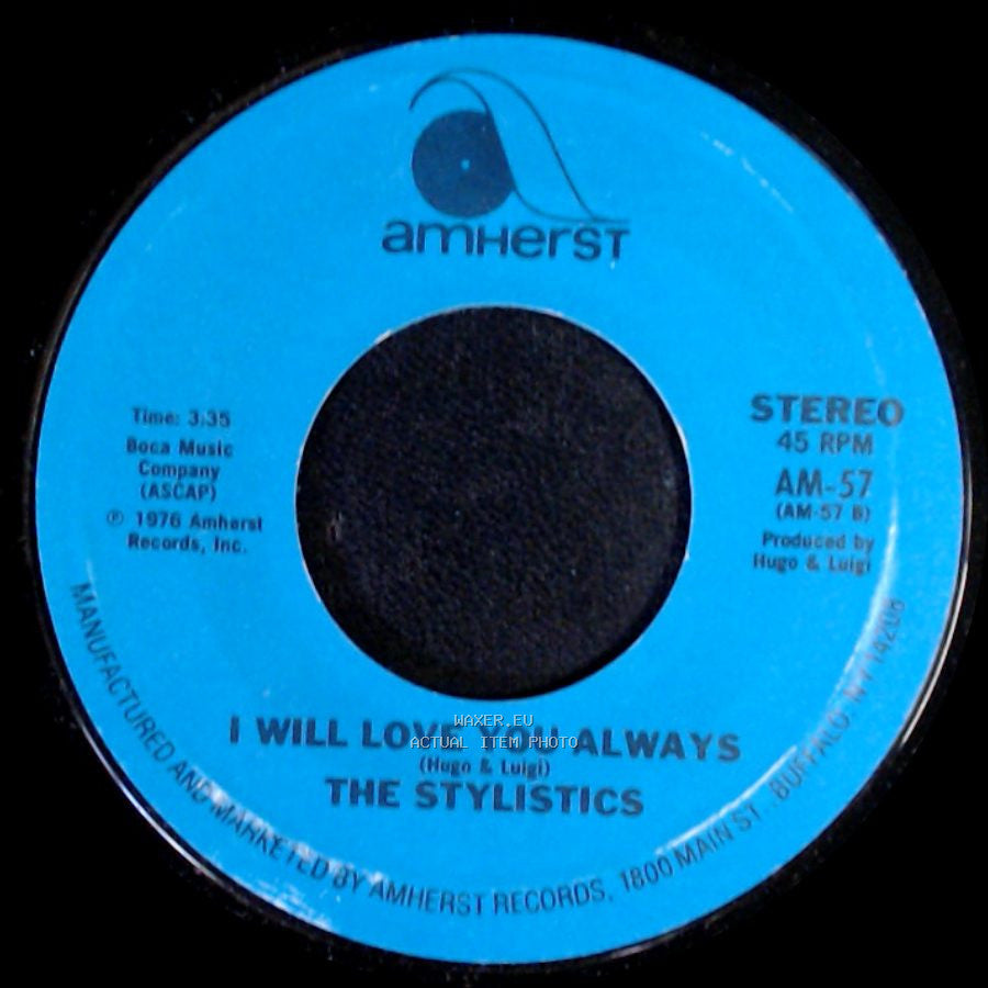 The Stylistics - Let's Put It All Together / I Will Love You Always side B