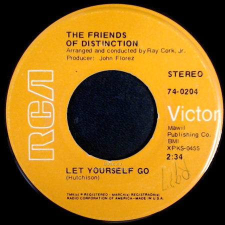 The Friends Of Distinction - Going In Circles / Let Yourself Go side B