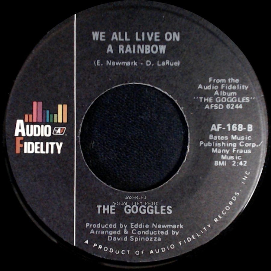 The Goggles - Don't Say You Don't Remember / We All Live On A Rainbow side B