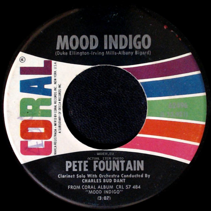 Pete Fountain - Mood Indigo / Sleepy Serenade side A