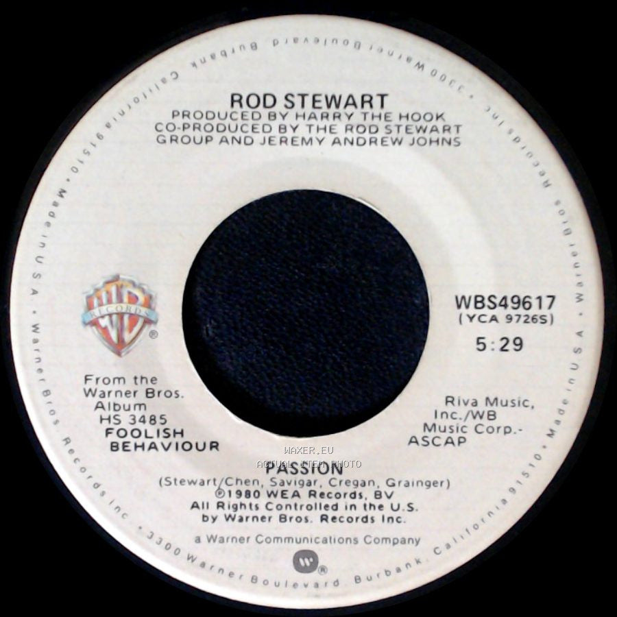 Rod Stewart - Better Off Dead / Passion side A