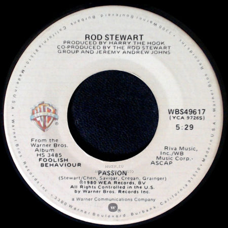 Rod Stewart - Better Off Dead / Passion side A