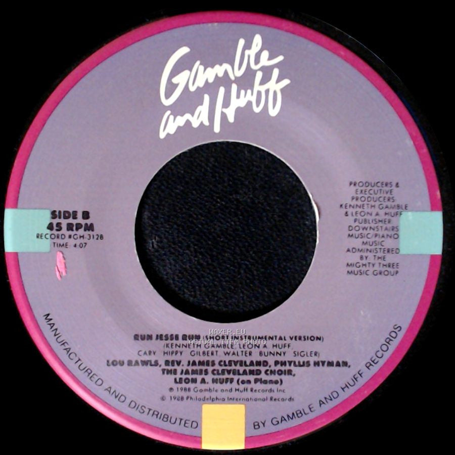Gamble And Huff / Soul Survivors - Rum Runners (Short Version With Vocals) / Sun Also Don’T Shine (Short Instrumental Version) side B