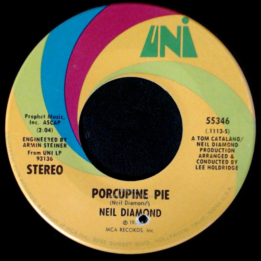 Neil Diamond - Play Me / Porcupine Pie side B