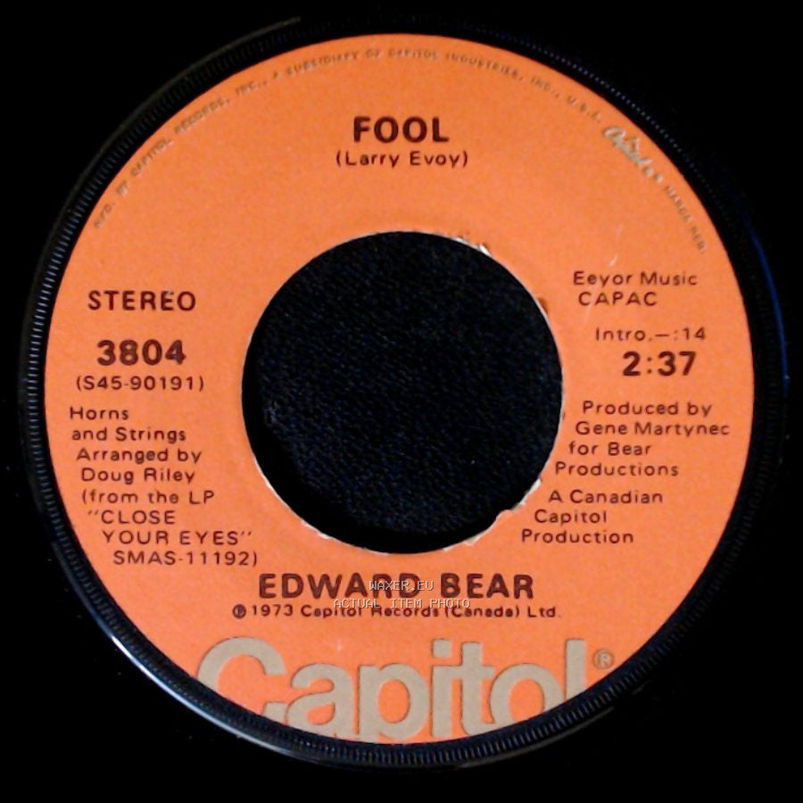 Edward Bear - Fool / Same Old Feeling side A