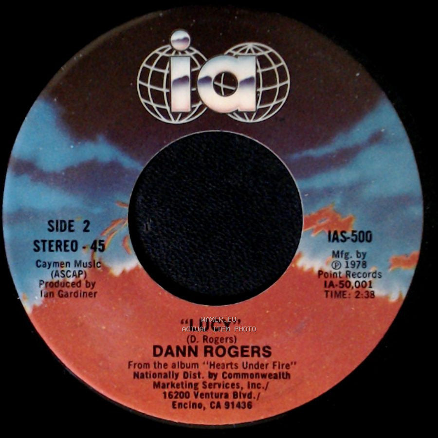 Dann Rogers - Looks Like Love Again / Lucy side B