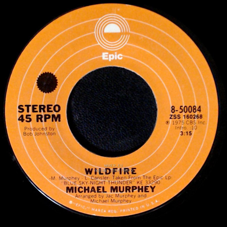 Michael Murphey - Night Thunder / Wildfire side B