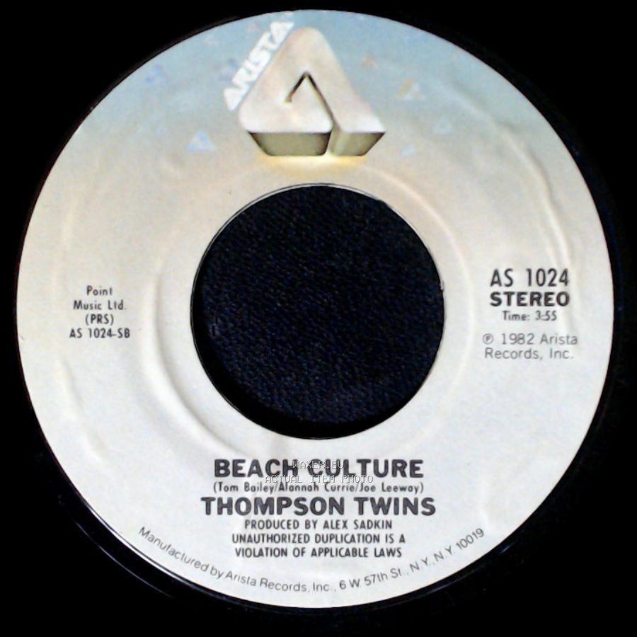 Thompson Twins - Beach Culture / Lies side A