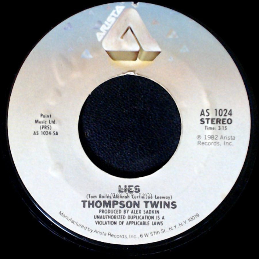 Thompson Twins - Beach Culture / Lies side B