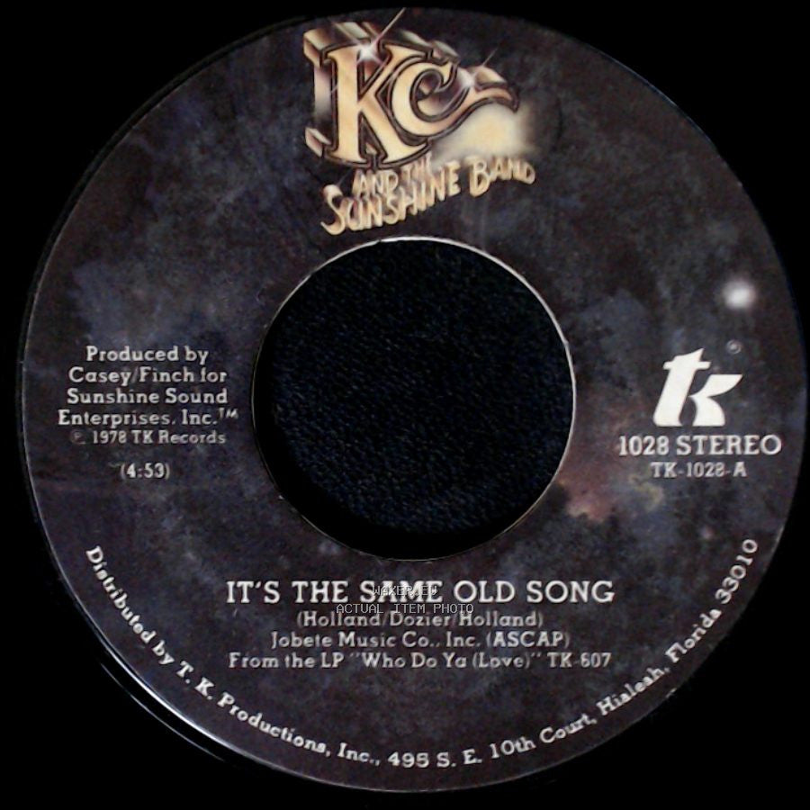 Kc And The Sunshine Band - It's The Same Old Song / Let's Go Party side A
