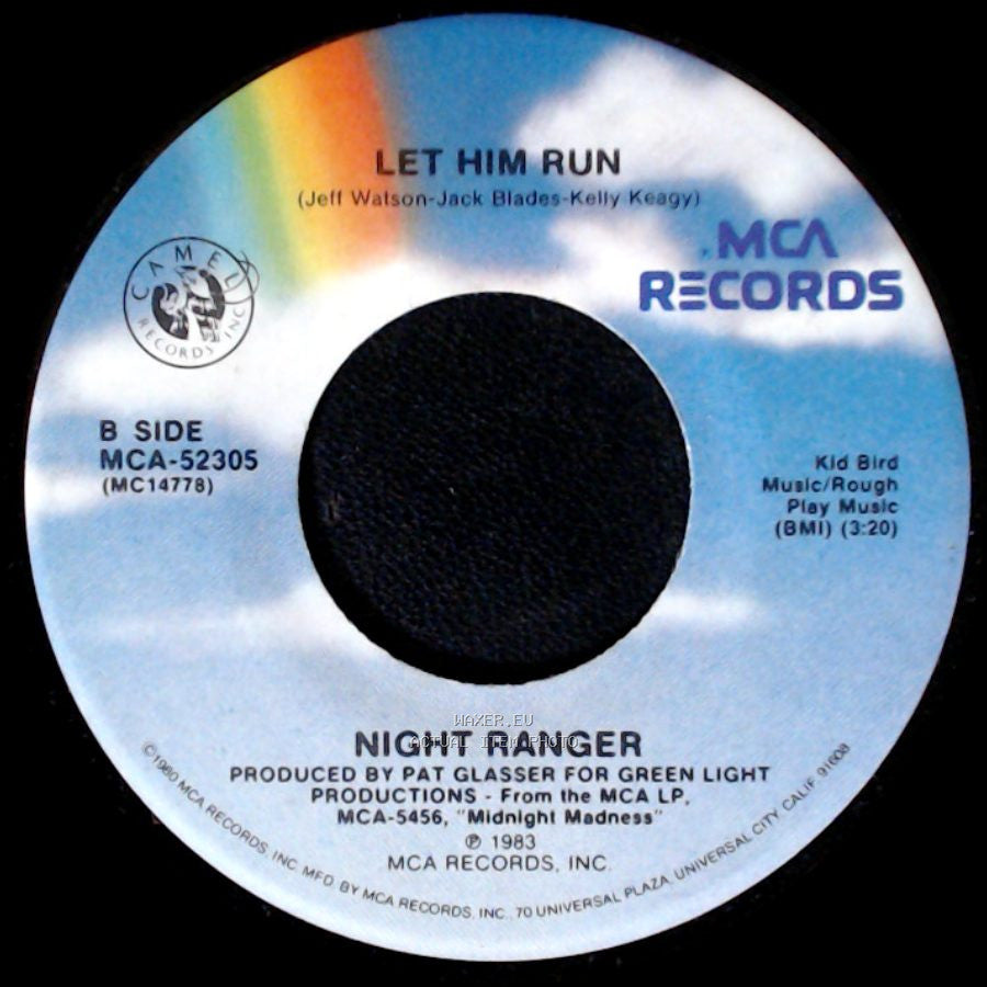 Night Ranger - (You Can Still) Rock In America / Let Him Run side B