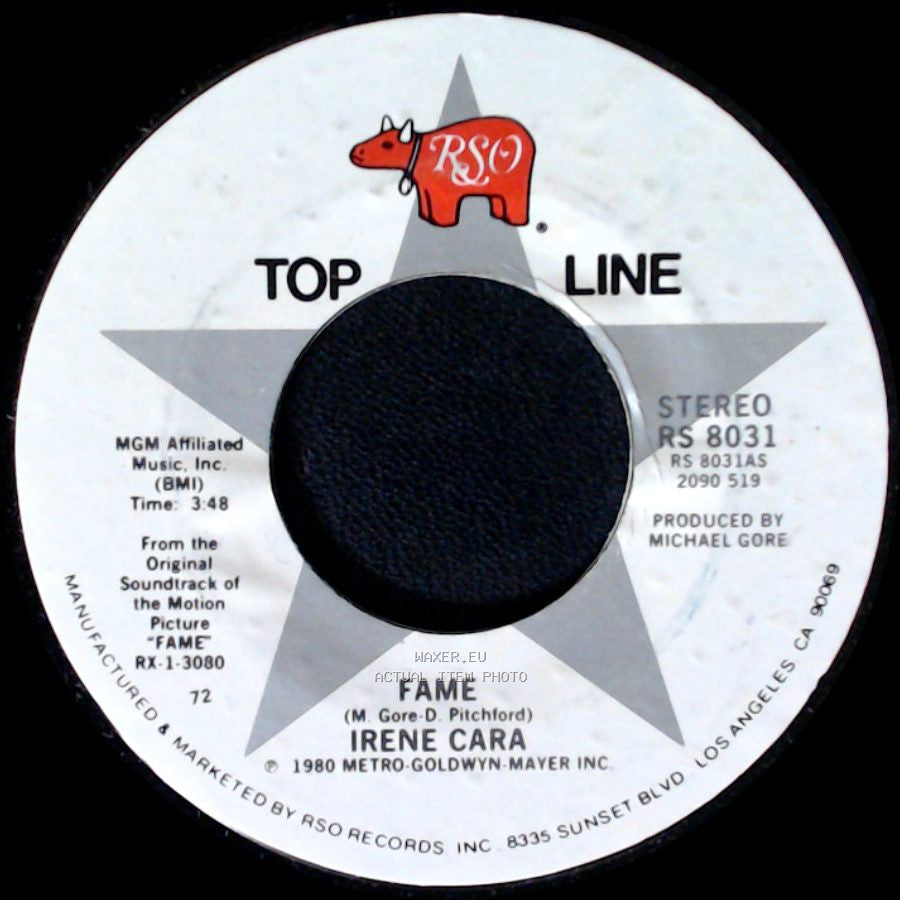 Irene Cara - Fame / Out Here On My Own side A