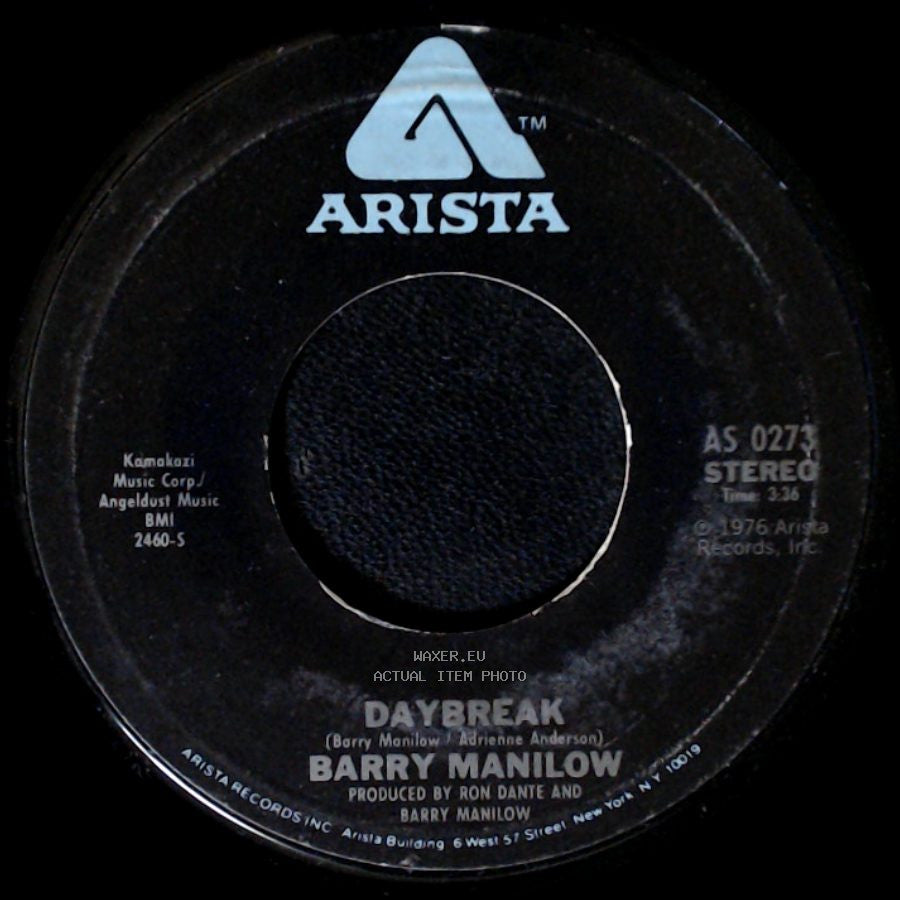 Barry Manilow - Daybreak / Jump Shout Boogie side A