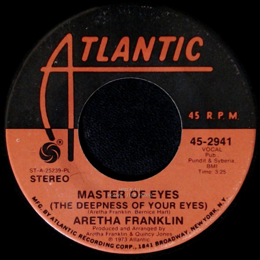 Aretha Franklin - Master Of Eyes (The Deepness Of Your Eyes) / Moody’S Mood For Love side A