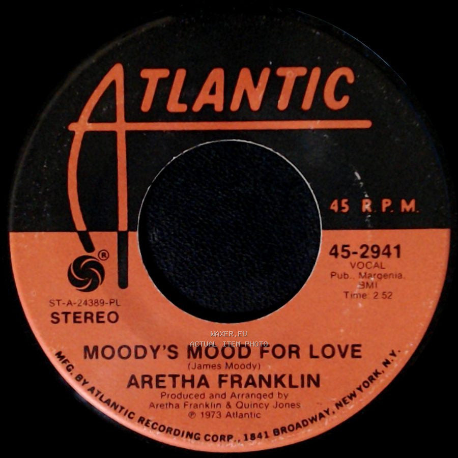 Aretha Franklin - Master Of Eyes (The Deepness Of Your Eyes) / Moody’S Mood For Love side B