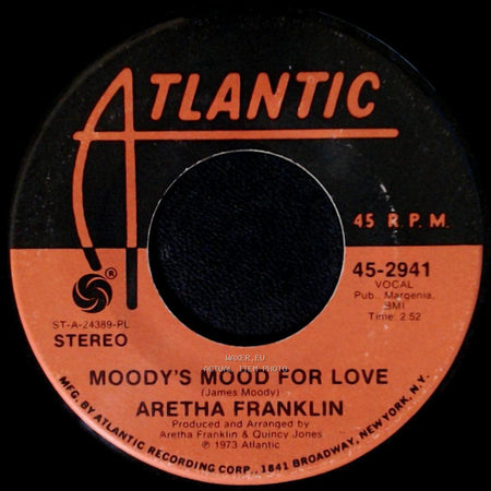 Aretha Franklin - Master Of Eyes (The Deepness Of Your Eyes) / Moody’S Mood For Love side B