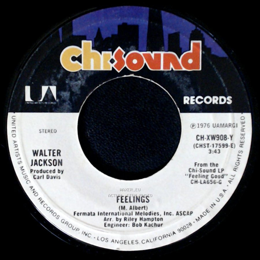 Walter Jackson - Words (Are Impossible) / Feelings side B