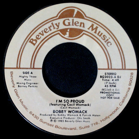 Bobby Womack - I'm So Proud / I'm So Proud (Featuring Cecil Womack) side B