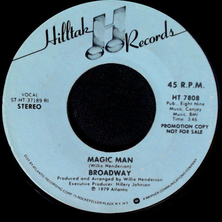 Broadway - Magic Man / Magic Man side B