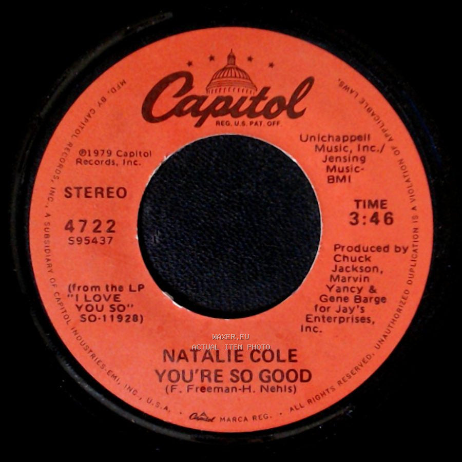 Natalie Cole - Sorry / You're So Good side B