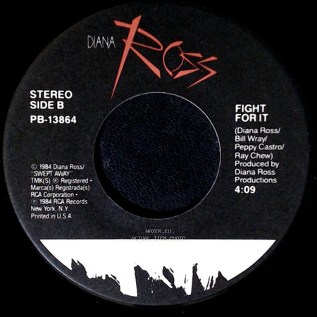 Diana Ross - Swept Away / Fight For It side B