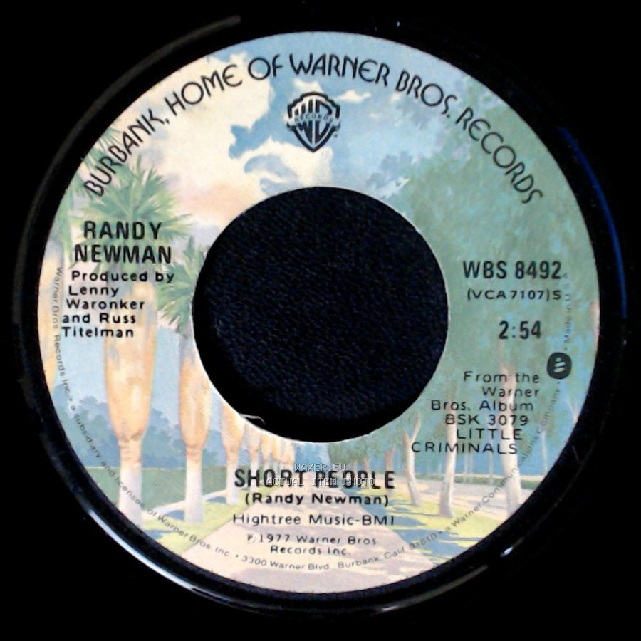 Randy Newman - Old Man On The Farm / Short People side B