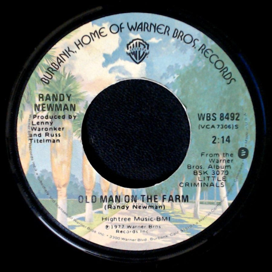 Randy Newman - Old Man On The Farm / Short People side A