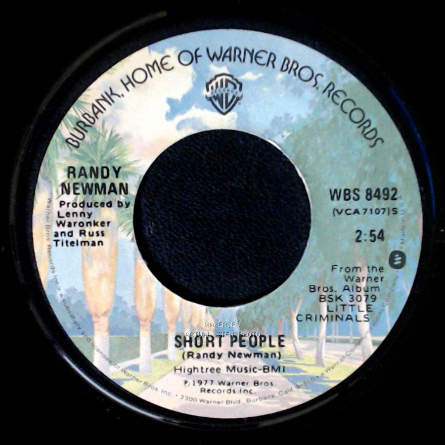 Randy Newman - Old Man On The Farm / Short People side B