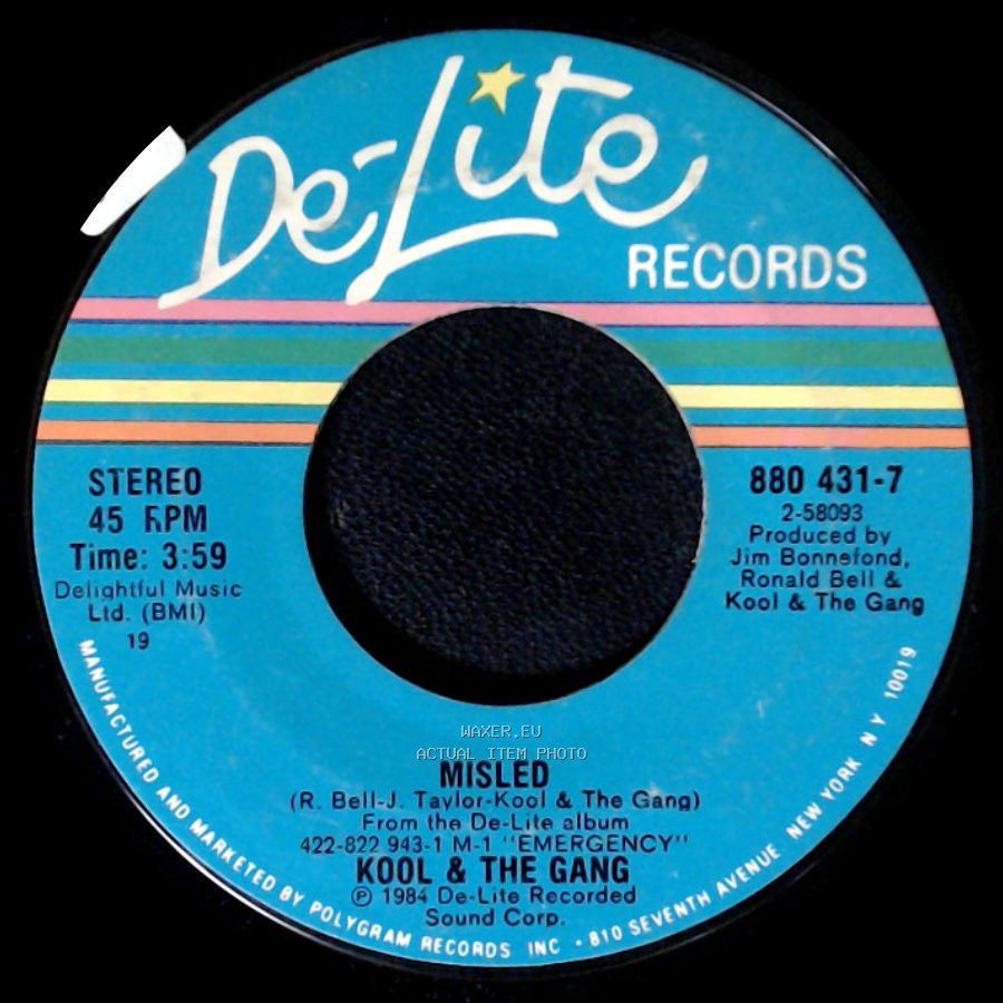 Kool & The Gang - Rollin' / Misled side B