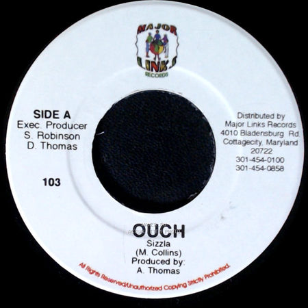Sizzla - Ouch / Version side A