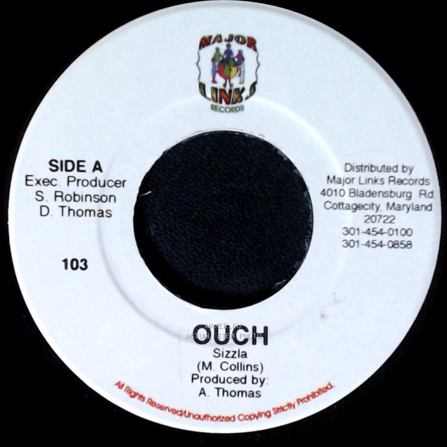 Sizzla - Ouch / Version side A