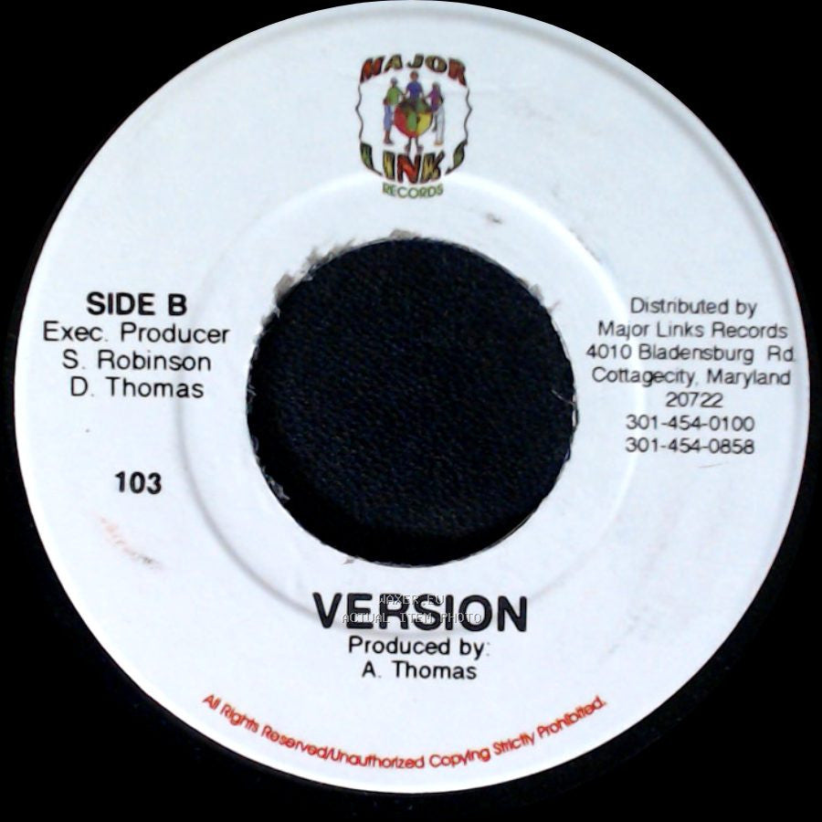 Sizzla - Ouch / Version side B