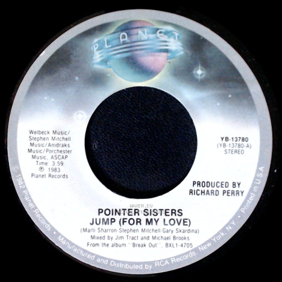 Pointer Sisters - Heart Beat / Jump (For My Love) side B