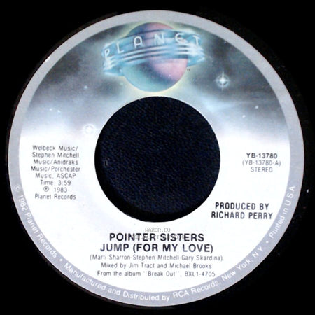 Pointer Sisters - Heart Beat / Jump (For My Love) side B