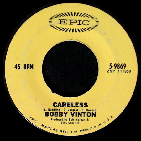 Bobby Vinton - Careless / Satin Pillows side A