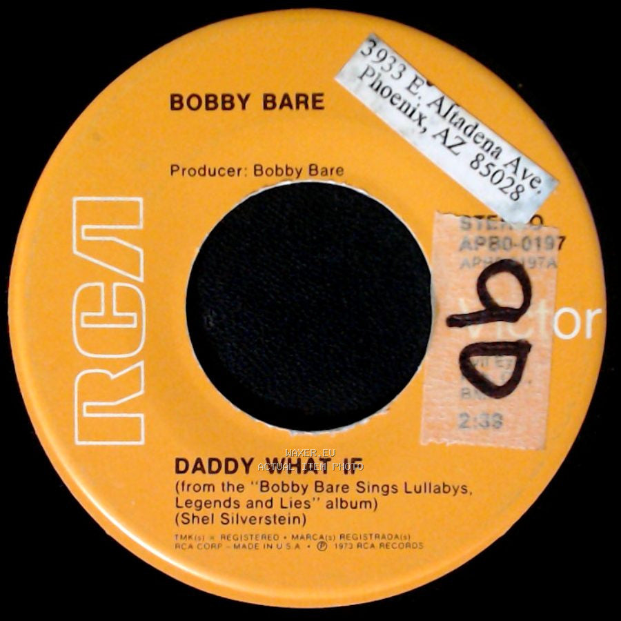 Bobby Bare - Daddy What If / A Restless Wind side A
