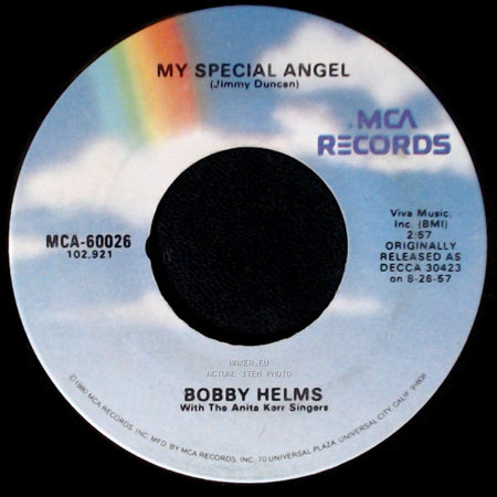 Bobby Helms - My Special Angel / Fraulein side A