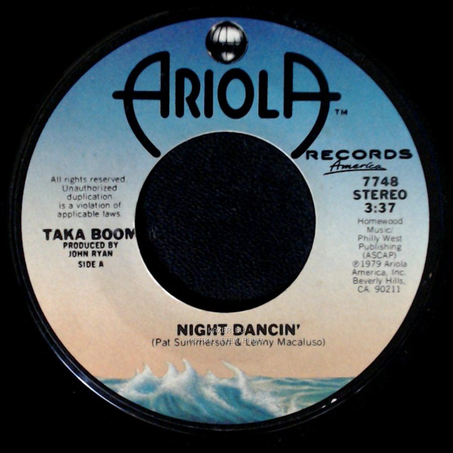 Taka Boom - Night Dancin' / Cloud Dancer side A