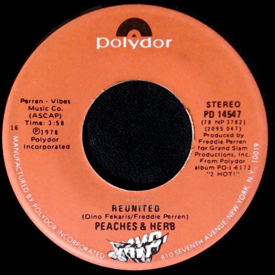 Peaches & Herb - Easy As Pie / Reunited side B