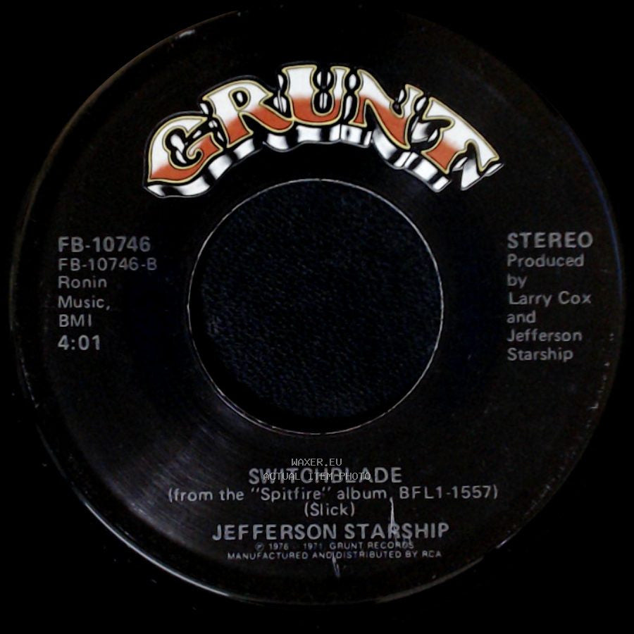Jefferson Starship - With Your Love / Switchblade side B