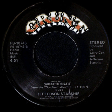 Jefferson Starship - With Your Love / Switchblade side B