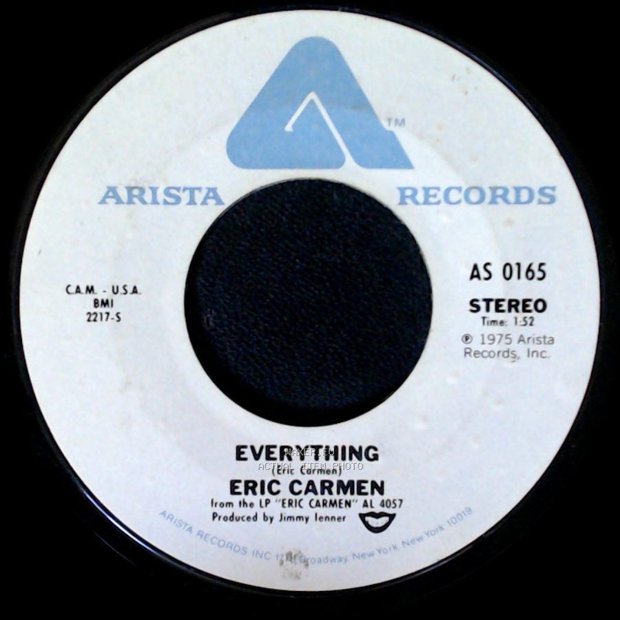 Eric Carmen - Everything / All By Myself side A