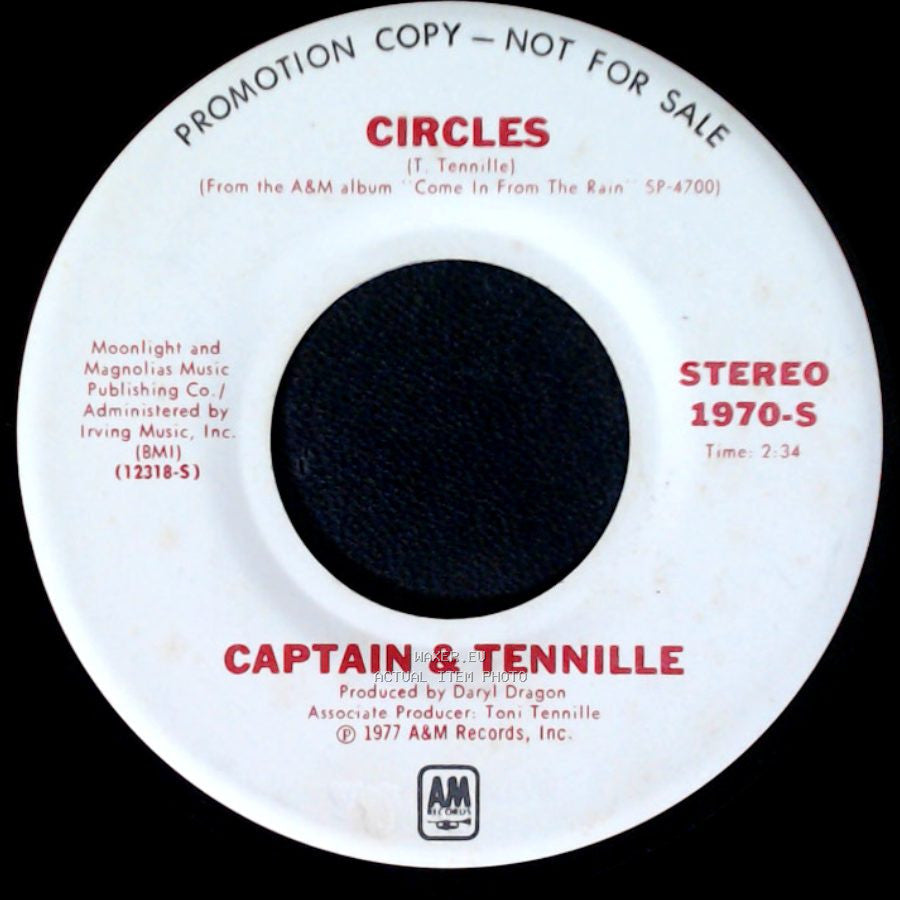Captain & Tennille - Circles / Circles side A